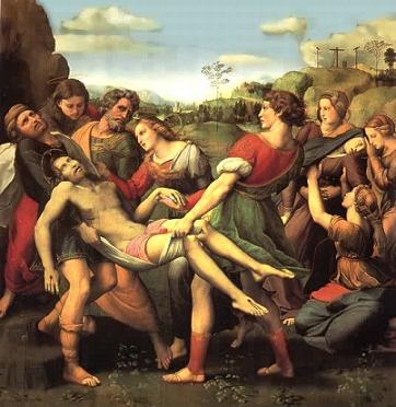 The Entombment 1507 by Raphael