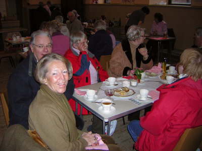 Enjoying the coffee morning [image by J. O'Brien]