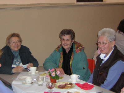 Enjoying the coffee morning [image by J. O'Brien]