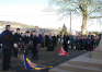 Remembrance at Alyth War Memorial [image by DH Todd]