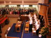 Alyth Parish Church Choir supported the estimated congregation of 500. [image by S. Topen-Cooper]