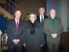 Mr. David Brough (Session Clerk), Revd Sheila Kirk, Graham Peacock (Church of Scotland Reader), Revd Jack Campbell (Associate Minister) [image by D.M. Phillips]