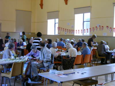 The three Alyth churches held a joint Christian Aid Afternoon Tea on 11th May 2008, raising nearly 300.