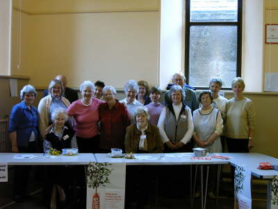 Members from Alyth Parish, St. Luan's & St. Ninian's who helped and organised the Christian Aid Afternoon Tea.