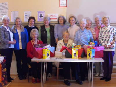 Members and helpers at Alyth Parish Church Guild Coffee morning on Saturday 11th April 2009. The wonderful sum of 830 was raised.