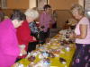 First come, first served! Alison O'Brien serves at the Cake & Candy stall. (image by J O'Brien)