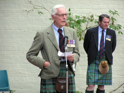 The Earl of Airlie and Lt Col Sir Andrew Ogilvy-Wedderburn Bt