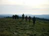 The early morning ascent of Alyth Hill.