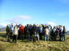 The Revd Sheila Kirk led the Easter morning service on Alyth Hill.