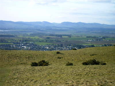 View of Alyth from the summit.