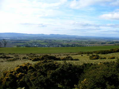 Alyth from the brow of the hill.