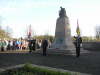 Mr Jim Husband, RBLS Chairman lays a wreath - image by DH Todd, Alyth