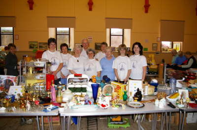 Organisers and helpers at the 2007 Church Sale.