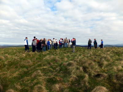 Around 50 pilgrims met on Alyth Hill Easter Sunday morning for a short service conducted by Rev. Matthew Robertson.