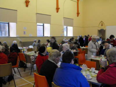 The first coffee morning of the year was welcomed by locals and visitors alike.